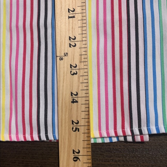🌺 FOXCROFT Multicolored No-Iron Striped Shirt 12 - Picture 10 of 16